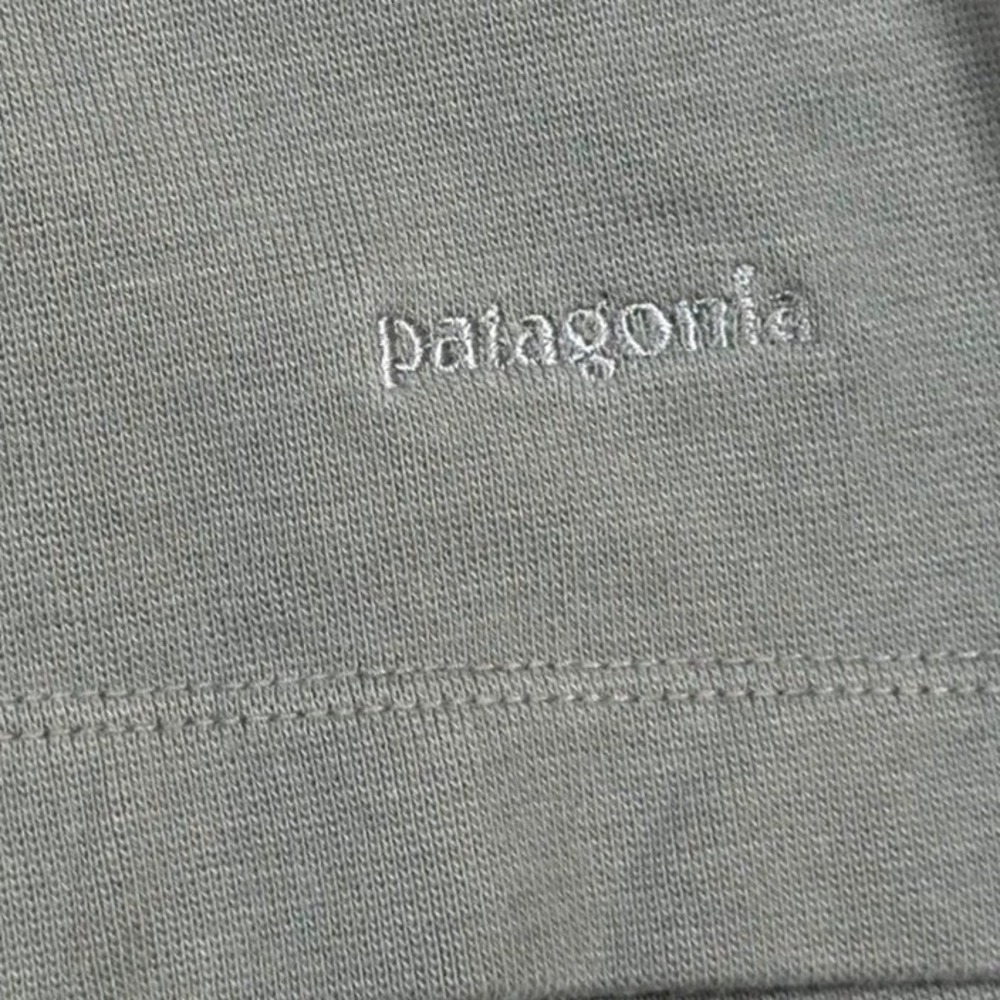 Patagonia Vintage 1999 Stretch Cotton Top Womens M Gray 90s Gorpcore Long Sleeve - Picture 6 of 16